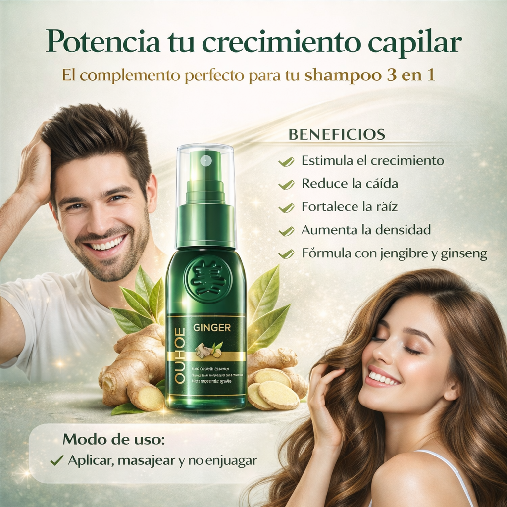 Uhoe Hair Suero Crecimiento Capilar