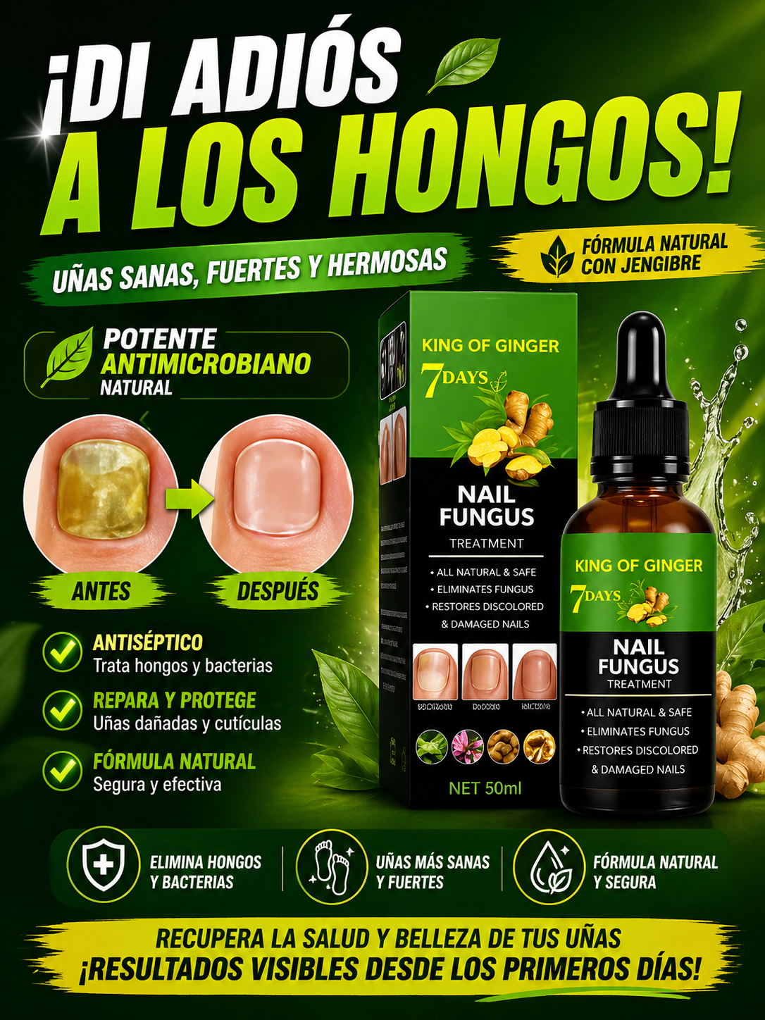 NAIL FUNGUS / ELIMINA EL HONGO